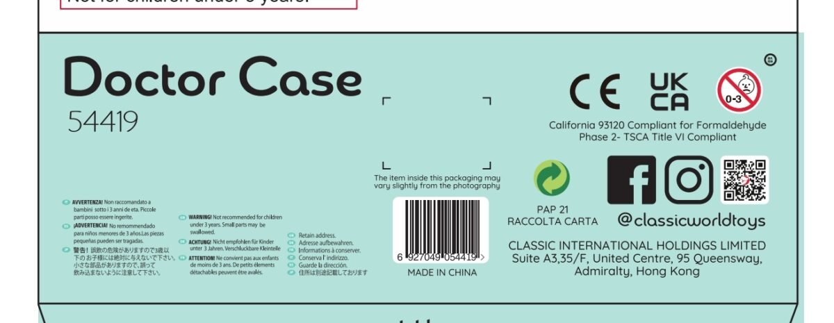 Medinis gydytojo lagaminėlis, 19 dalių – Paveikslėlis 17