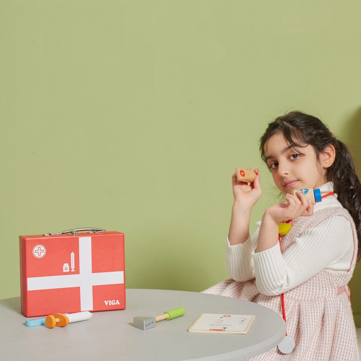 Medinis gydytojo rinkinys lagamine – Paveikslėlis 3