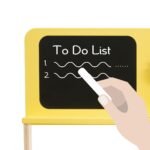 Medinis įrankių staliukas su kreidine lenta ir 27 priedais – Paveikslėlis 4