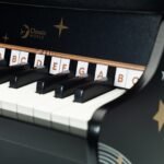 Medinis muzikinis pianinas vaikams su natų knygele – Paveikslėlis 9