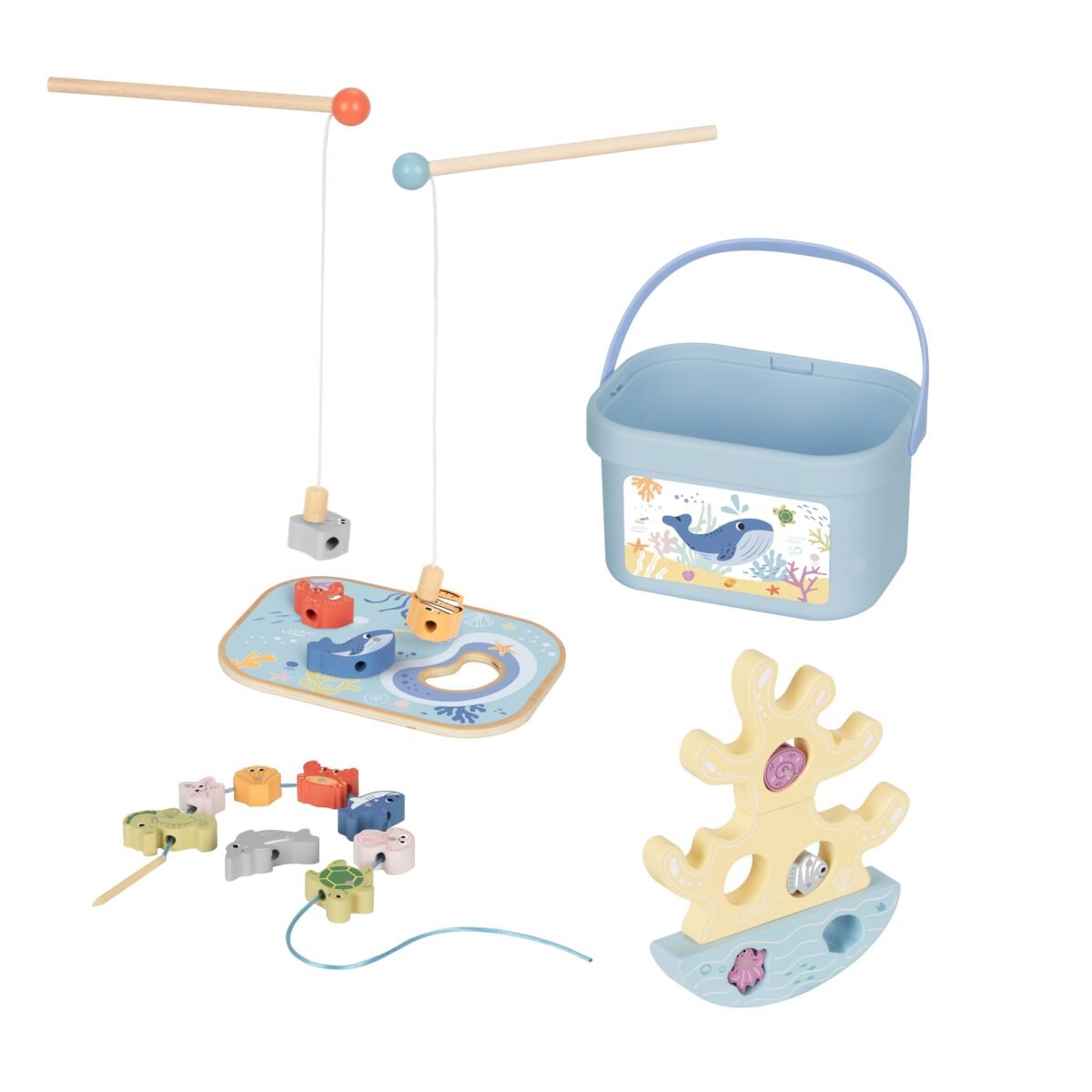 Medinis jūrinis žvejybos ir balansavimo rinkinys, 23 dalys – Paveikslėlis 5