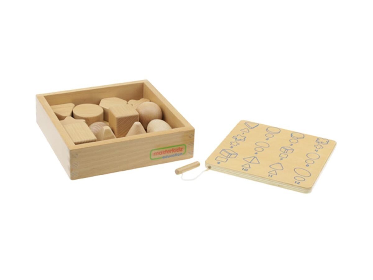 Medinis jutiminis formų atpažinimo rinkinys, 12 kaladėlių – Paveikslėlis 7