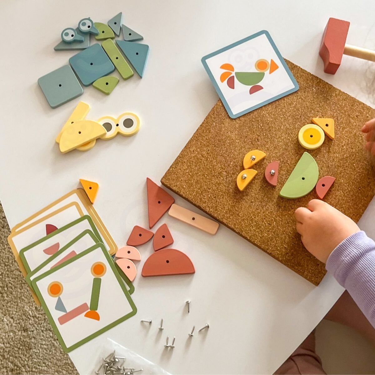 Medinis kalimo rinkinys su plaktuku ir pavyzdžiais – Paveikslėlis 3