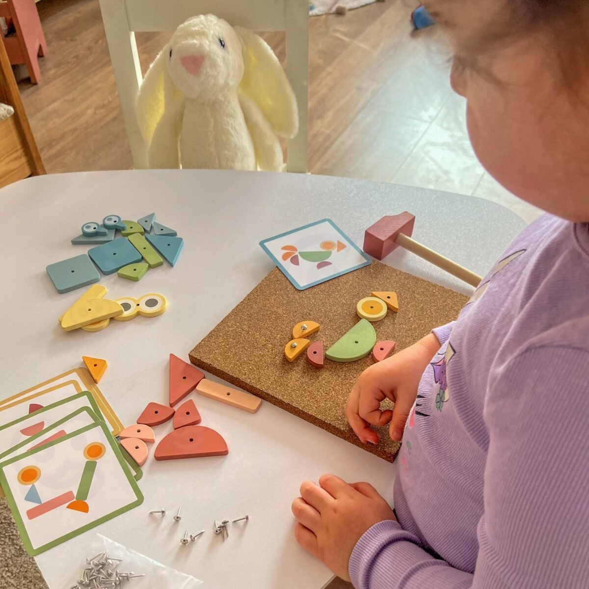 Medinis kalimo rinkinys su plaktuku ir pavyzdžiais – Paveikslėlis 5