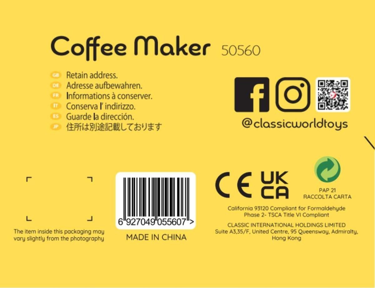 Medinis kavos aparato rinkinys vaikams – Paveikslėlis 17