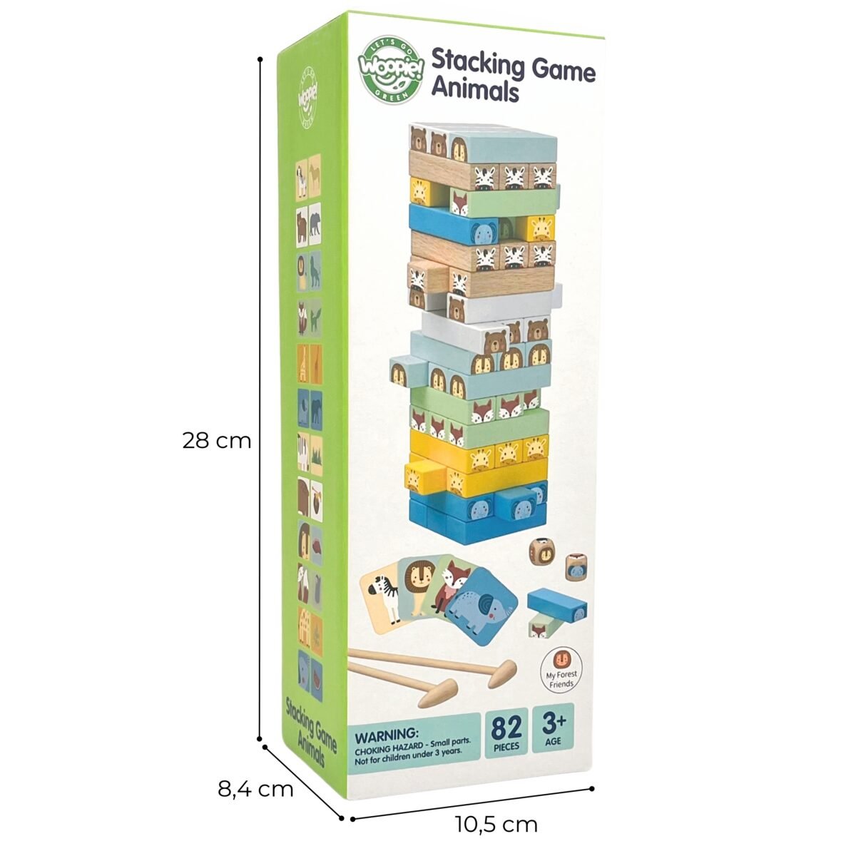 Medinis klibantis bokštas su gyvūnais – Paveikslėlis 20