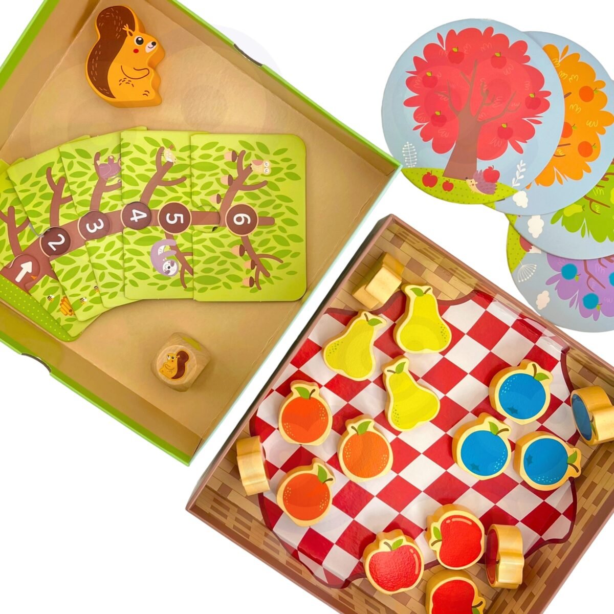 Medinis kooperacinis stalo žaidimas sode su voveraite – Paveikslėlis 13