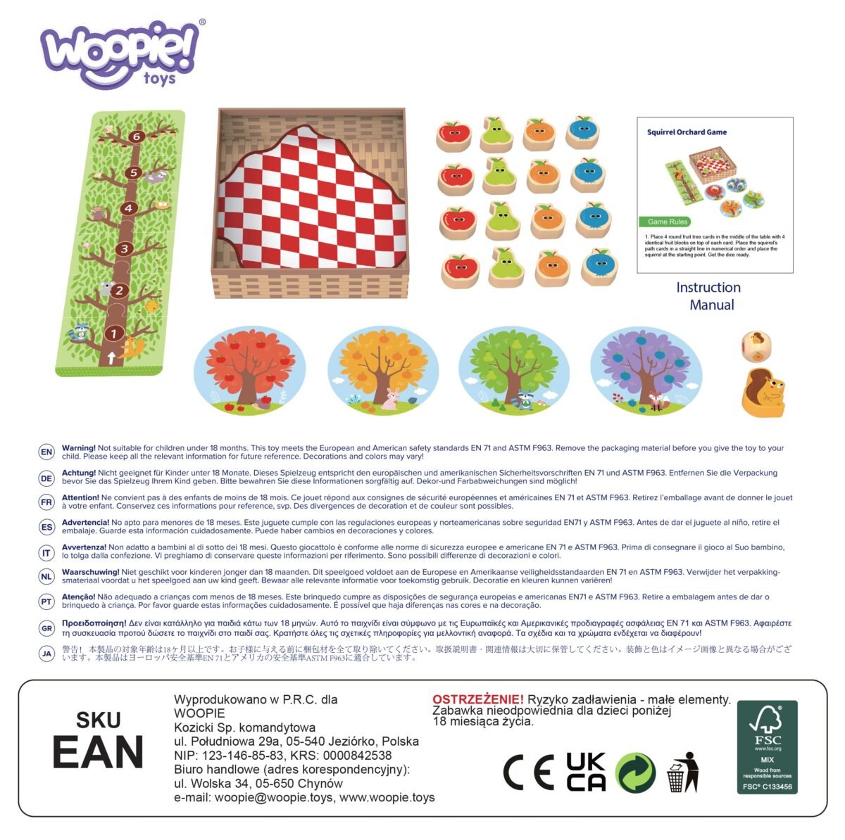 Medinis kooperacinis stalo žaidimas sode su voveraite – Paveikslėlis 15