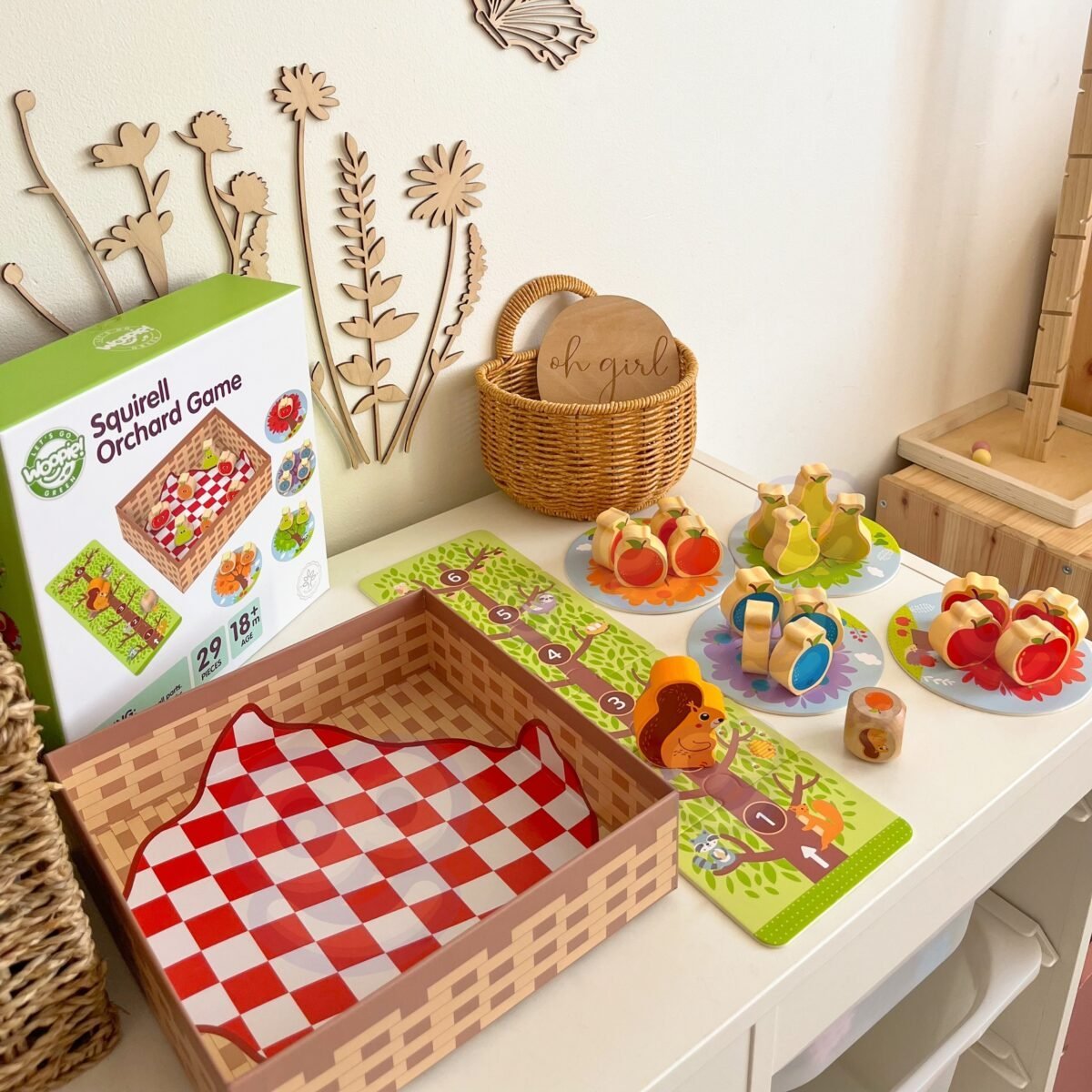 Medinis kooperacinis stalo žaidimas sode su voveraite – Paveikslėlis 5