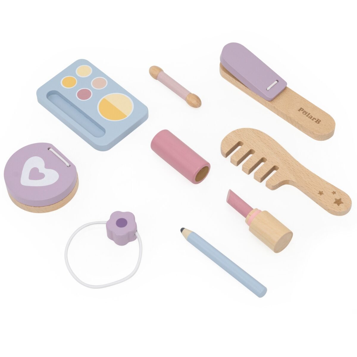 Medinis kosmetinis staliukas su aksesuarais – Paveikslėlis 3