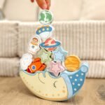 Medinis kosminis balansavimo ir vėrimo rinkinys miegantis mėnulis – Paveikslėlis 2