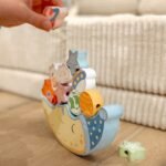 Medinis kosminis balansavimo ir vėrimo rinkinys miegantis mėnulis – Paveikslėlis 3