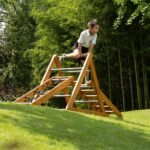 Medinis lauko laipiojimo rinkinys XL su Montessori kopėtėlėmis – Paveikslėlis 3