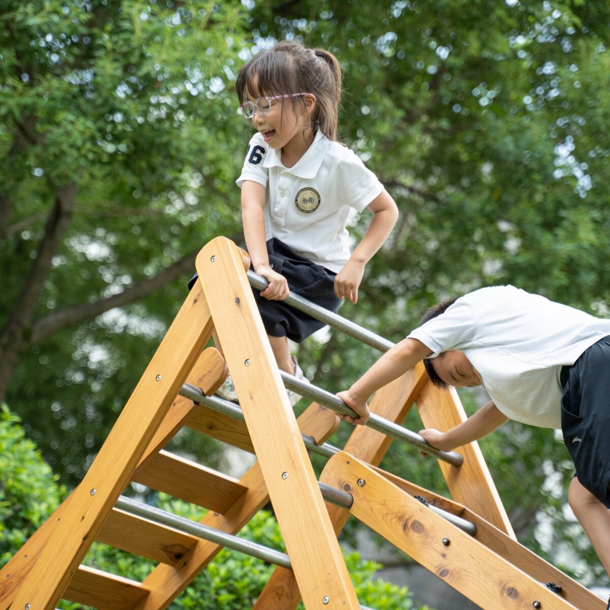 Medinis lauko laipiojimo rinkinys XL su Montessori kopėtėlėmis – Paveikslėlis 5