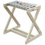 Medinis lauko metalofonas su lazdelėmis