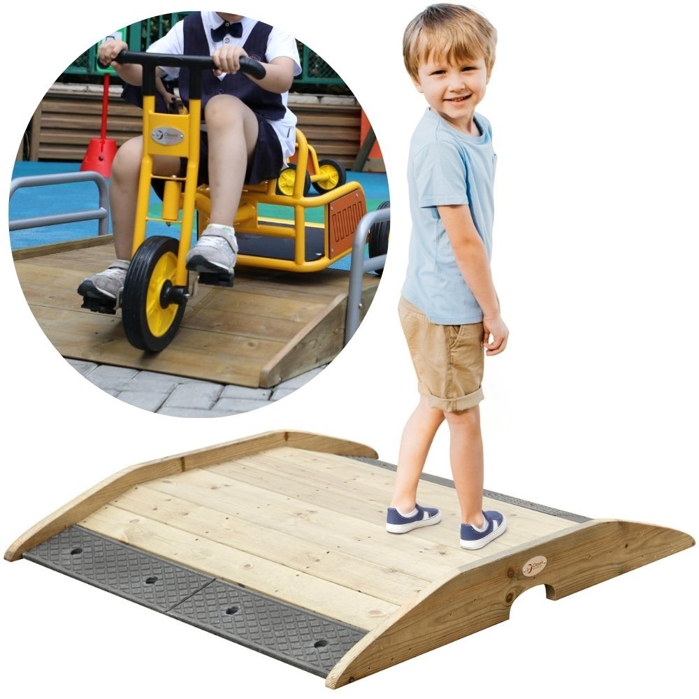 Medinis lavinamasis pandusas dviračiams ir paspirtukams