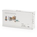 Medinis lavinamasis rinkinys su piramide ir kalimo žaislu poliarinio lokio motyvais – Paveikslėlis 14