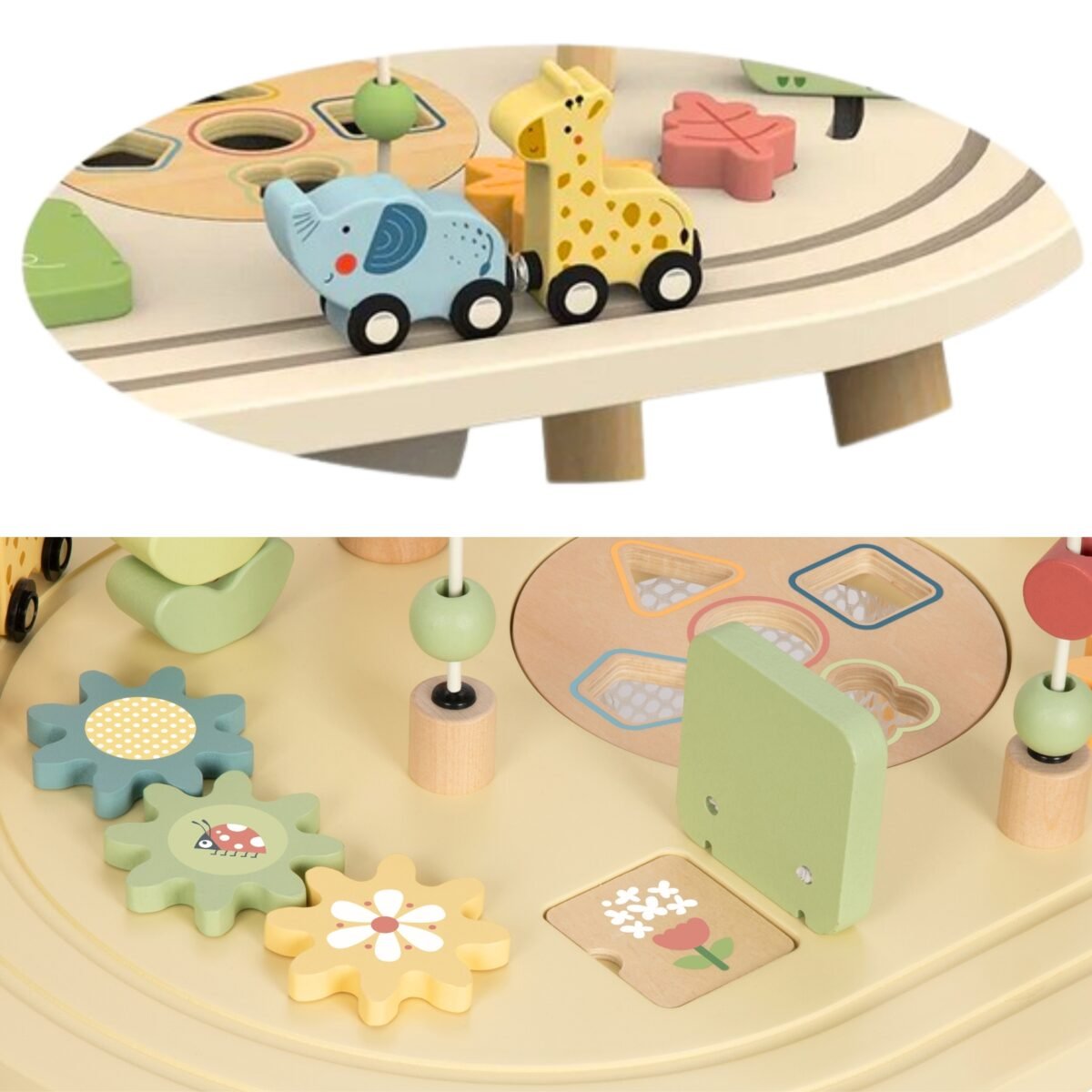 Medinis lavinamasis staliukas Safario motyvais – Paveikslėlis 4