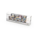 Medinis lavinamasis traukinukas su vagonėliais ir gyvūnėlių kaladėlėmis – Paveikslėlis 14