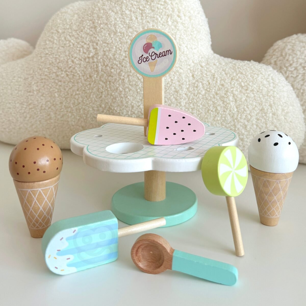 Medinis ledų rinkinys su magnetais ir stovu – Paveikslėlis 10