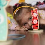 Medinis mėtymo žaidimas su gyvūnėlių stulpeliais