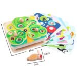 Medinis miklumo žaidimas vikšrams gaudyti su geniu ir mokymosi lentelėmis – Paveikslėlis 14