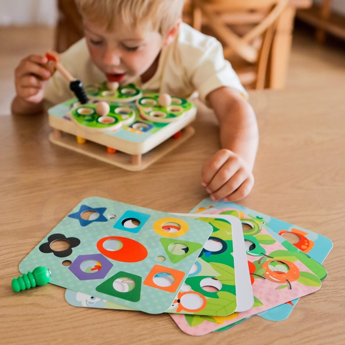 Medinis miklumo žaidimas vikšrams gaudyti su geniu ir mokymosi lentelėmis – Paveikslėlis 3