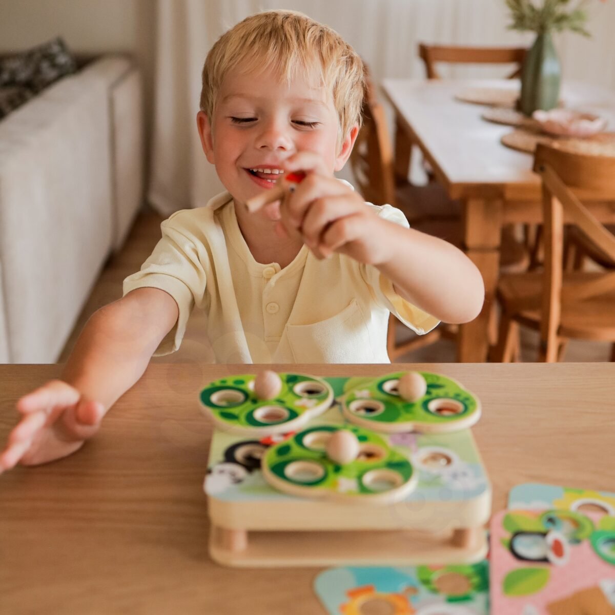 Medinis miklumo žaidimas vikšrams gaudyti su geniu ir mokymosi lentelėmis – Paveikslėlis 4