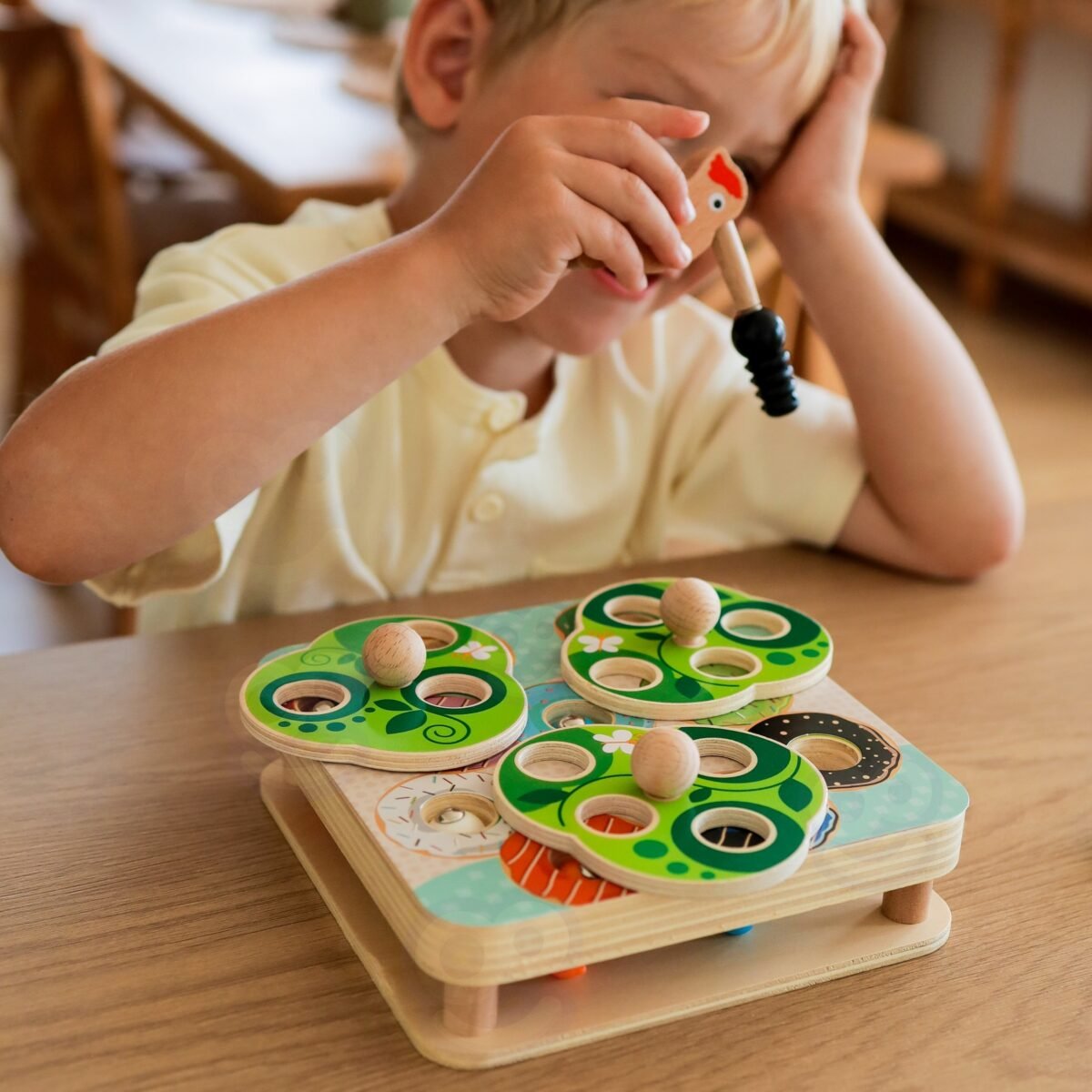 Medinis miklumo žaidimas vikšrams gaudyti su geniu ir mokymosi lentelėmis – Paveikslėlis 6