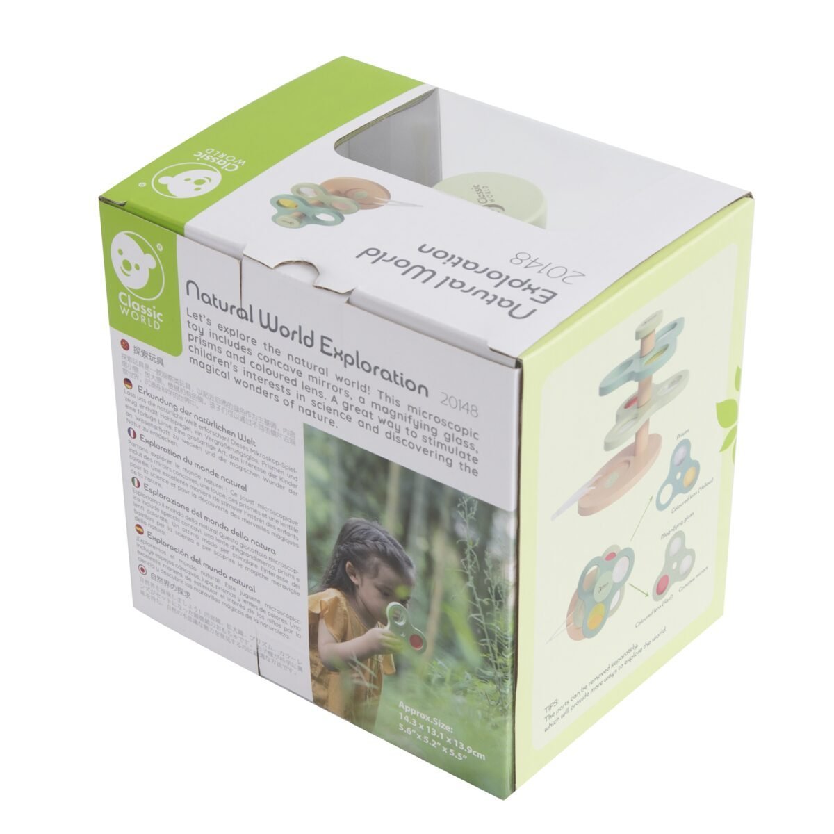 Medinis mikroskopas-lupa 2in1 gamtos tyrinėjimui vaikams – Paveikslėlis 12