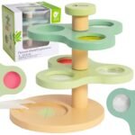 Medinis mikroskopas-lupa 2in1 gamtos tyrinėjimui vaikams