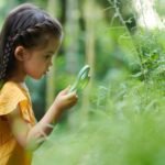 Medinis mikroskopas-lupa 2in1 gamtos tyrinėjimui vaikams – Paveikslėlis 4