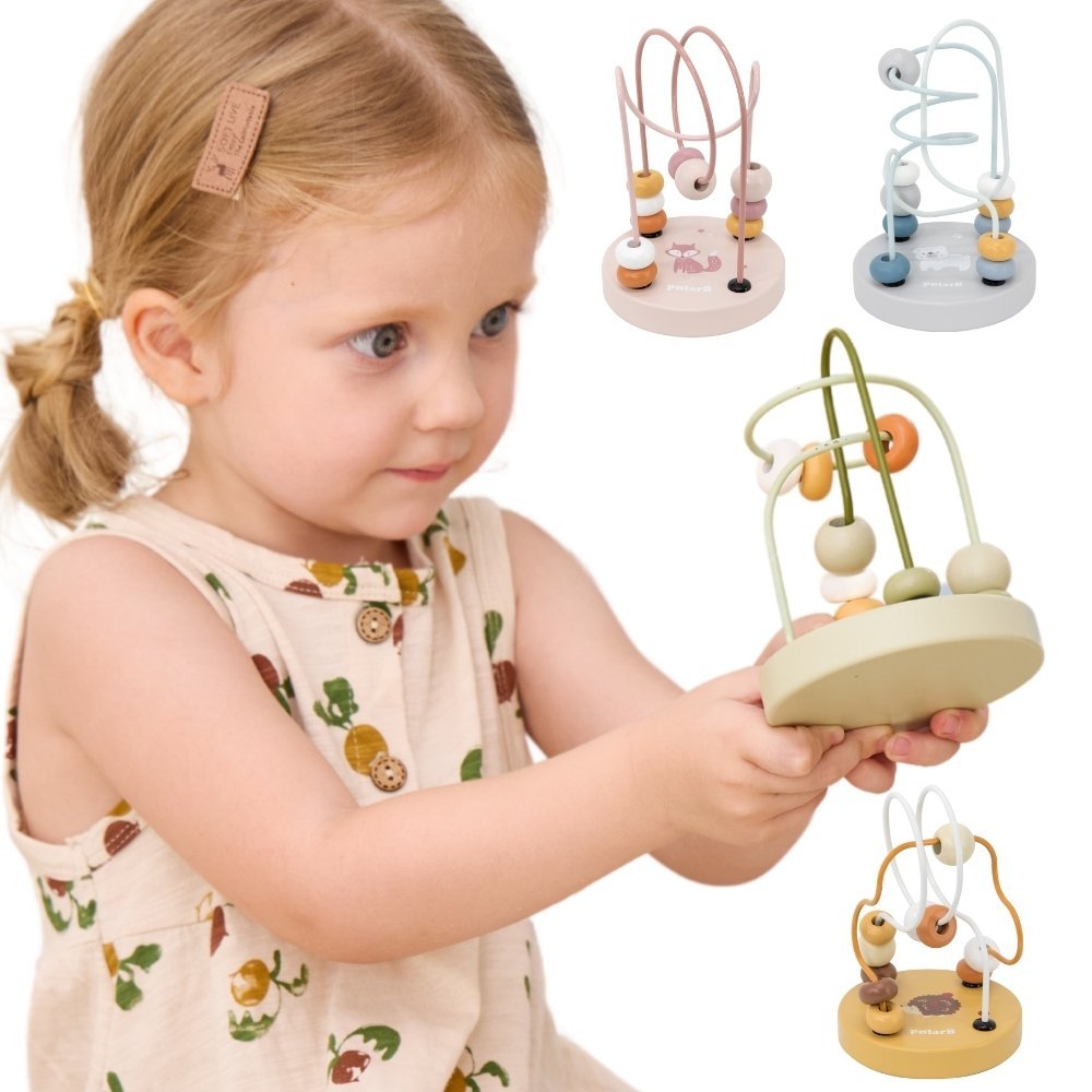 Medinis motorikos lavinimo karoliukų labirintas