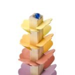 Medinis muzikinis kamuoliukų medelis su pasteliniais kamuoliukais – Paveikslėlis 10