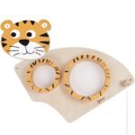 Medinis muzikinis sieninis skydelis tigriukas