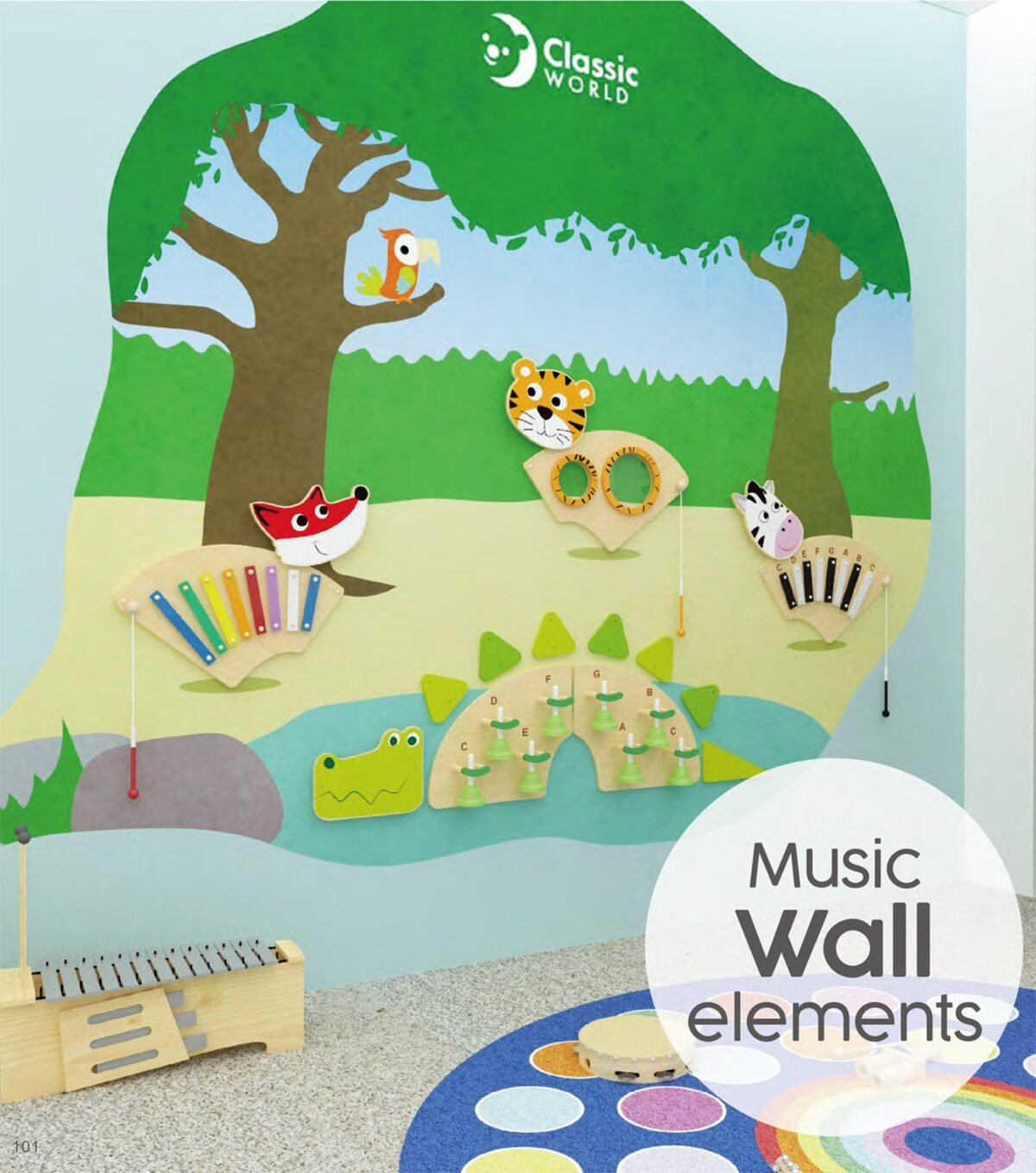 Medinis muzikinis sieninis skydelis tigriukas – Paveikslėlis 4