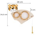 Medinis muzikinis sieninis skydelis tigriukas – Paveikslėlis 6