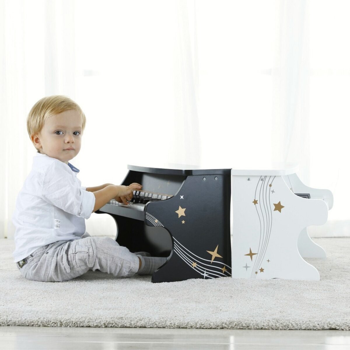 Medinis pianinas vaikams su mokomąja knygele – Paveikslėlis 7
