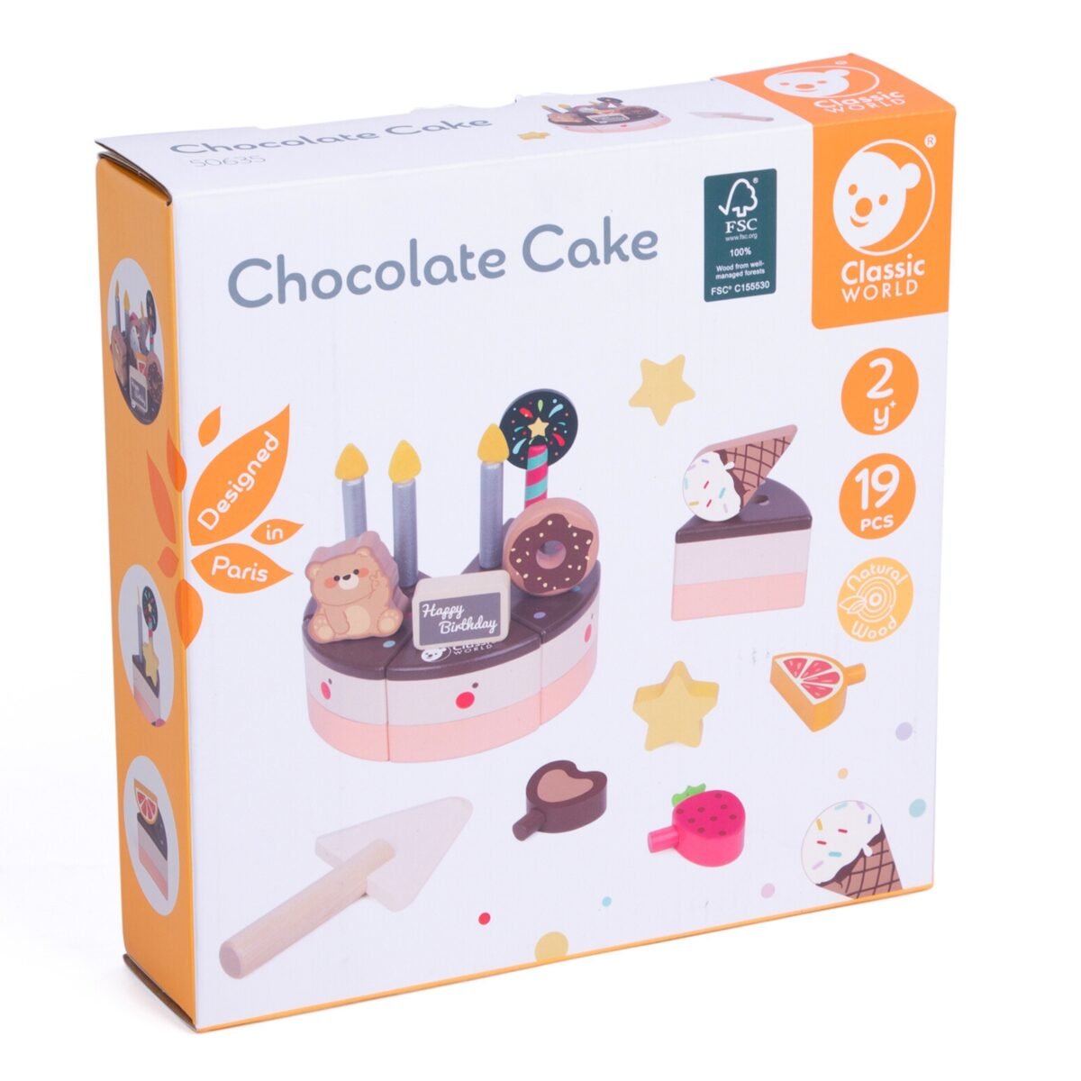 Medinis pjaustomas gimtadienio tortas, 19 dalių – Paveikslėlis 9