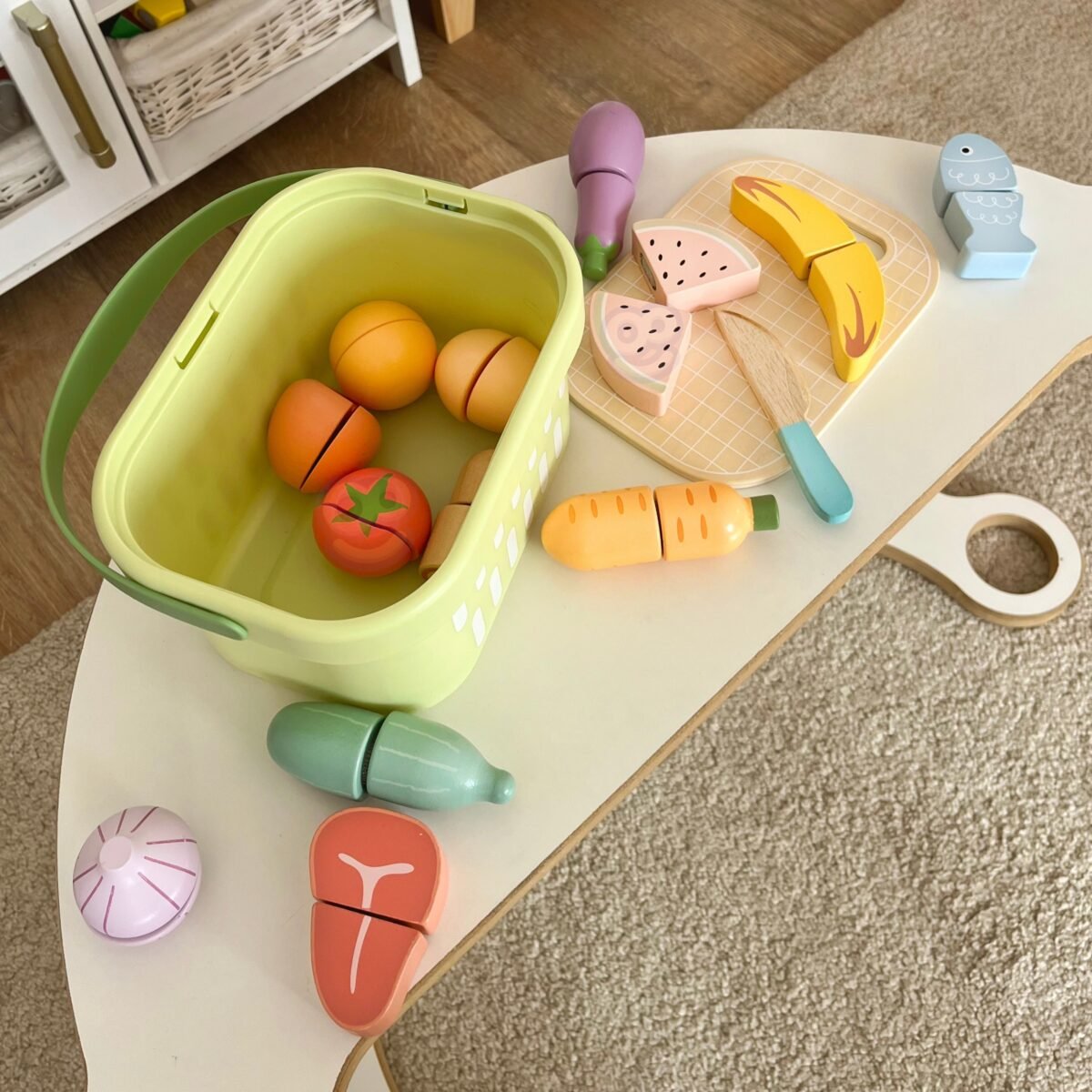 Medinis pjaustymo maisto rinkinys su dėžute – Paveikslėlis 11