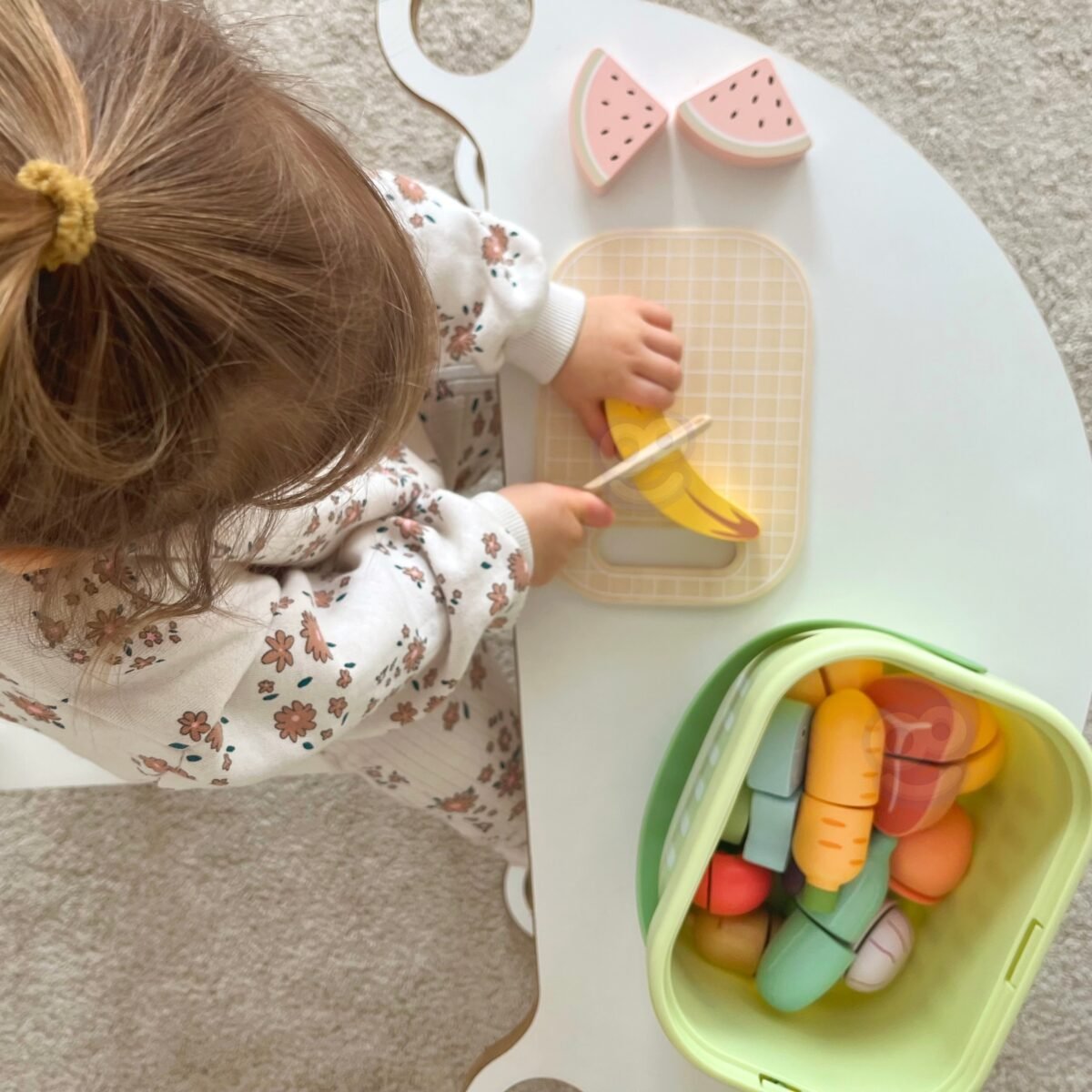 Medinis pjaustymo maisto rinkinys su dėžute – Paveikslėlis 4