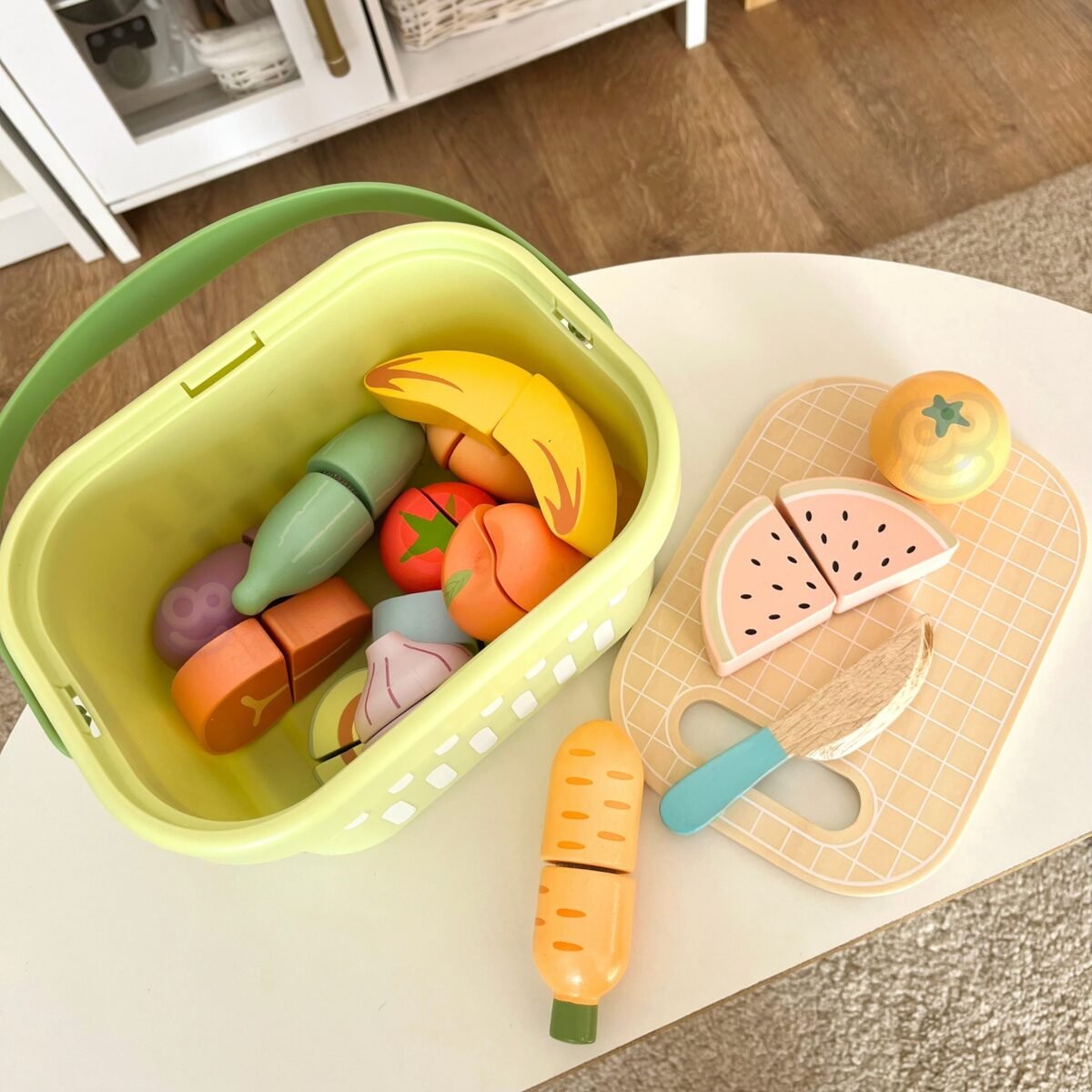 Medinis pjaustymo maisto rinkinys su dėžute – Paveikslėlis 9