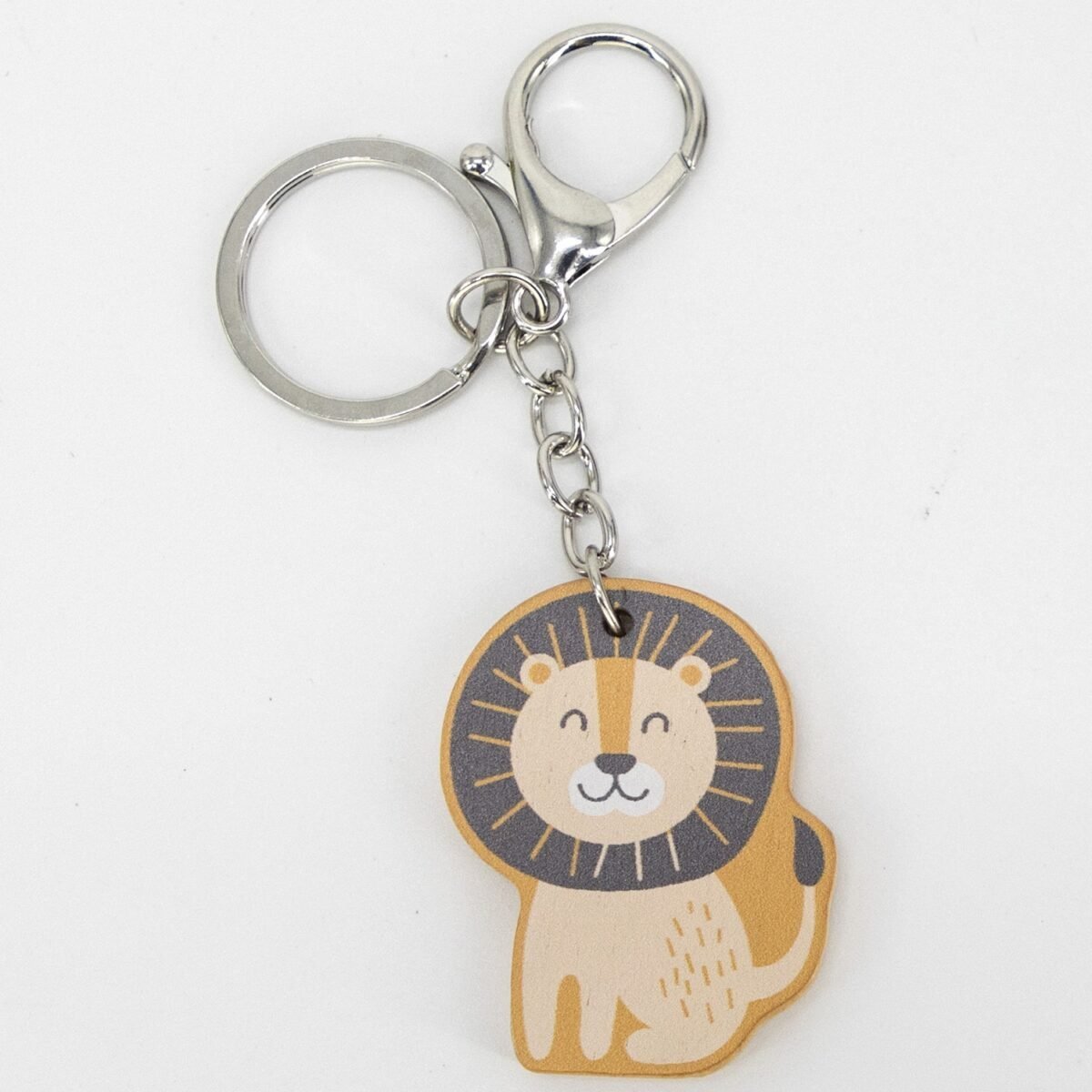 Medinis raktų pakabukas su liūtuku – Paveikslėlis 2