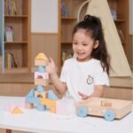 Medinis traukiamas vežimėlis su 20 kaladėlių – Paveikslėlis 8