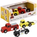 Medinis trijų dalių miesto tarnybų mašinėlių rinkinys