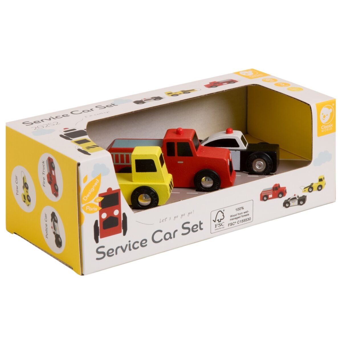 Medinis trijų dalių miesto tarnybų mašinėlių rinkinys – Paveikslėlis 7