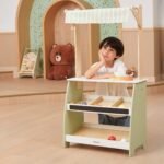 Medinis turgelio prekystalis su maisto prekių rinkiniu – Paveikslėlis 3