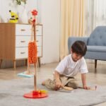 Medinis valymo rinkinys su stovu ir 6 dalimis
