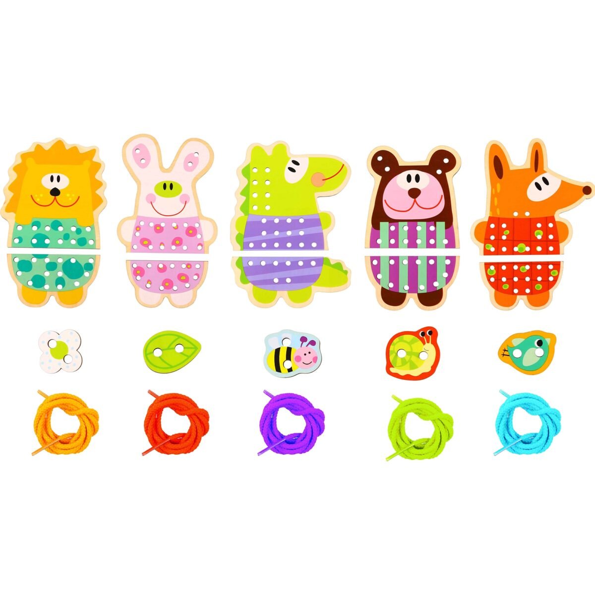 Medinis varstymo rinkinys su penkiais gyvūnėliais – Paveikslėlis 12