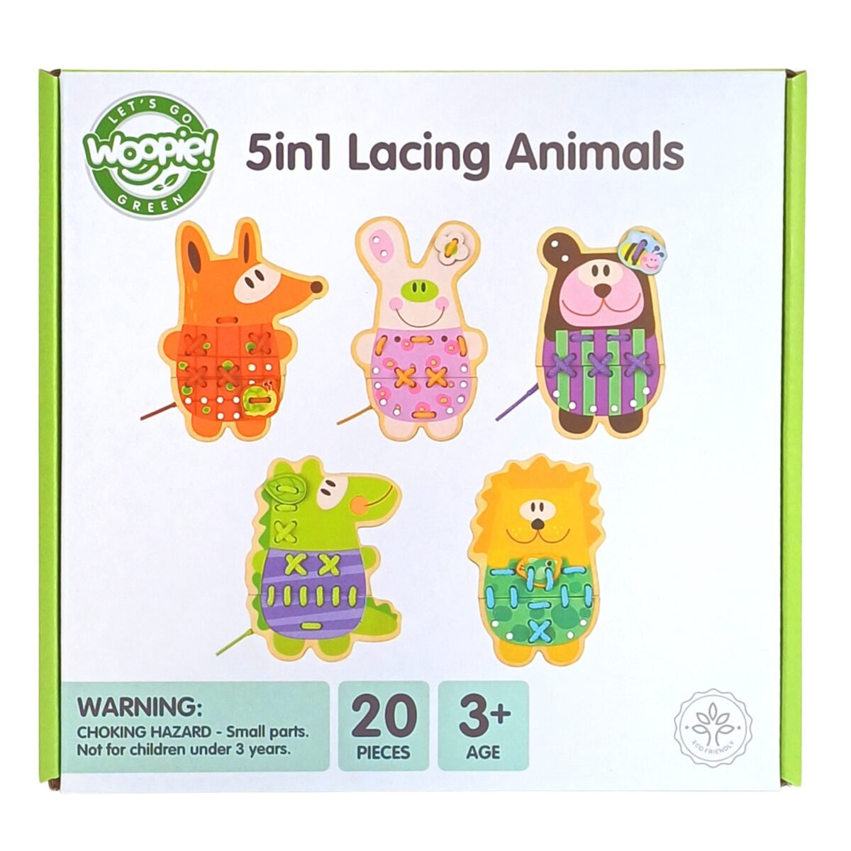 Medinis varstymo rinkinys su penkiais gyvūnėliais – Paveikslėlis 15